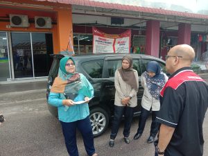 Pemantauan Bahasa di Tempat Awam di Rompin, Pahang.