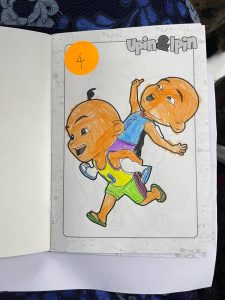 Pertandingan Mewarna Bersama-sama Murid Prasekolah