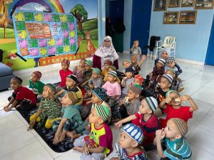 Mudahnya Belajar Jawi Bersama-sama Murid Prasekolah