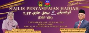 Majlis Penyampaian Hadiah Pertandingan TikTok Bijak Jawi 2023