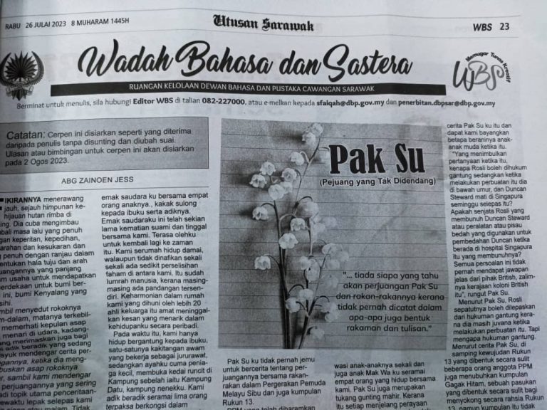 Rukun 13: Mekar Tanpa Dendangan, Menelusuri Karya Abg Zainoren Jess