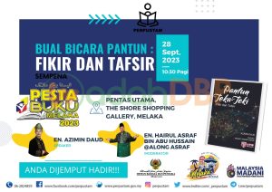 Bicara Pantun: Fikir dan Tafsir bersempena dengan Pesta Buku Melaka 2023