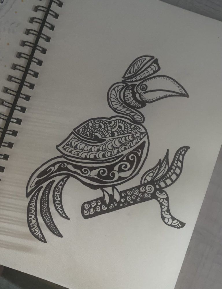 Seperti Enggang Yang Sudah Bangun Tidur