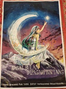 Pertandingan Catan Air Peribahasa Sekolah Menengah Peringkat Negeri Johor 2023